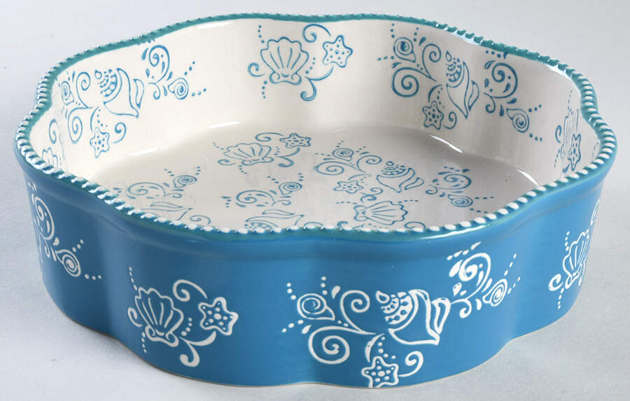 Floral Lace Summer 8" Fluted Cake Pan by Temp-Tations-1