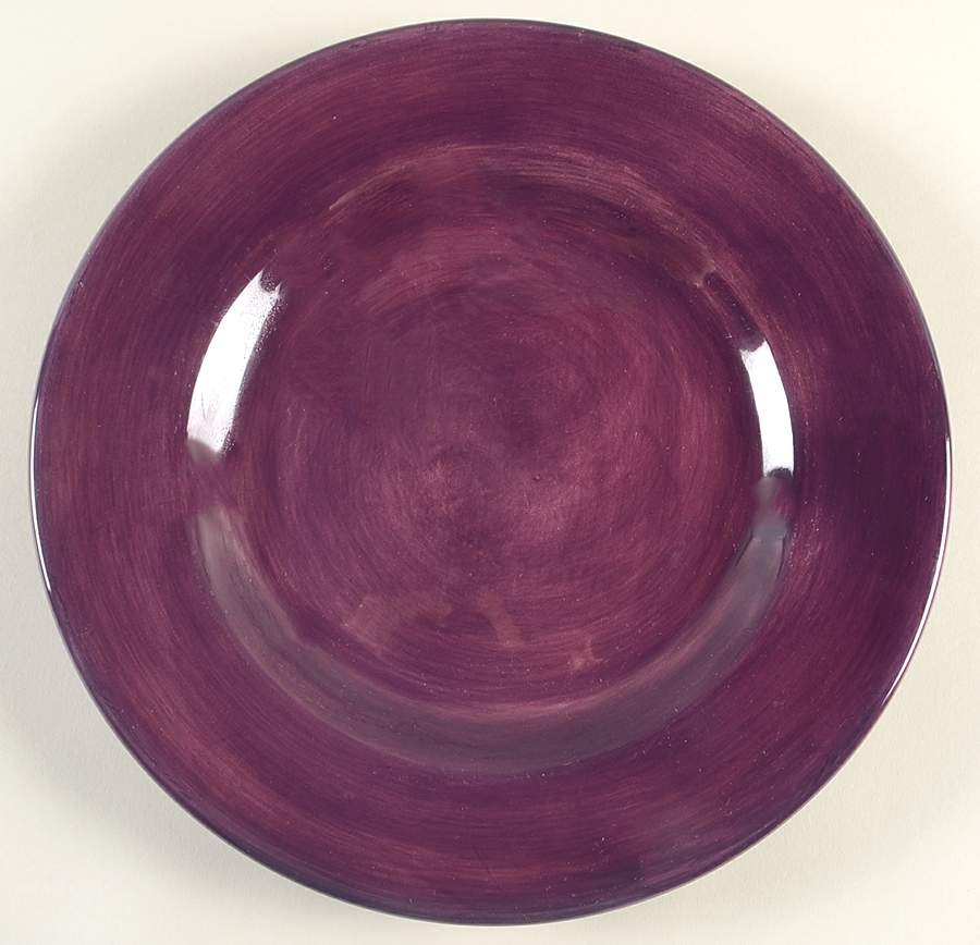 Salute Plum Dinner Plate by Tabletops Unlimited-1