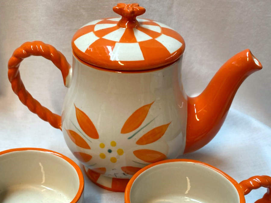 Old World Orange Spice Teapot & Lid by Temp-Tations-1