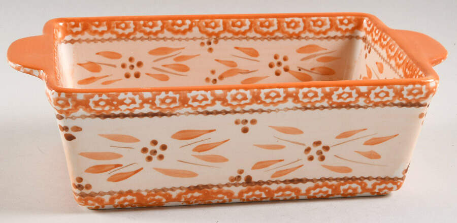 Old World Orange Spice 10" Rectangular Baker by Temp-Tations-1