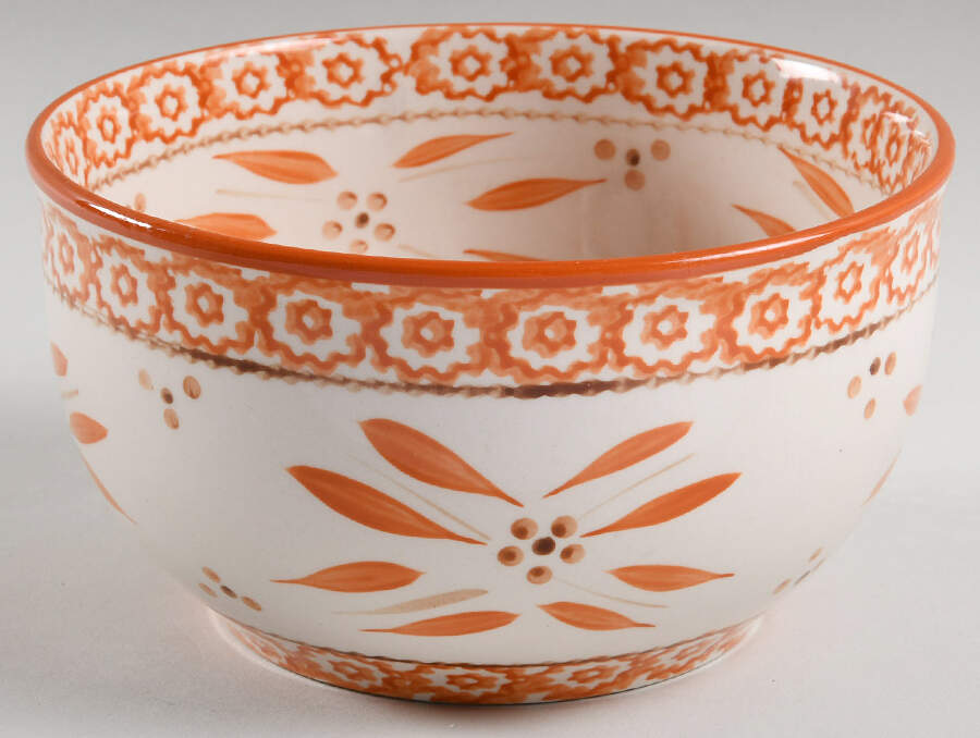 Old World Orange Spice 6" Mixing Bowl by Temp-Tations-1