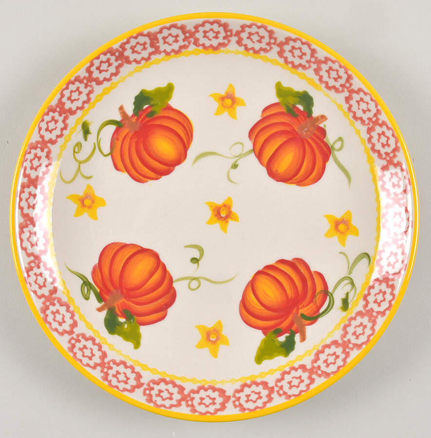Pumpkin Patch Salad Plate by Temp-Tations-1