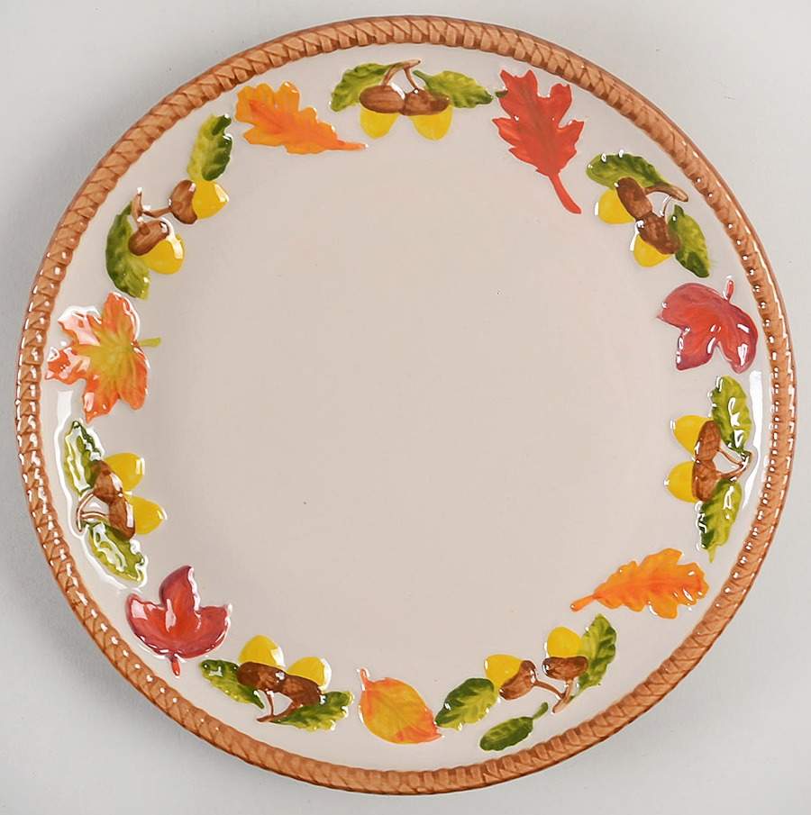 Harvest (Embossed) Dinner Plate by Temp-Tations-1