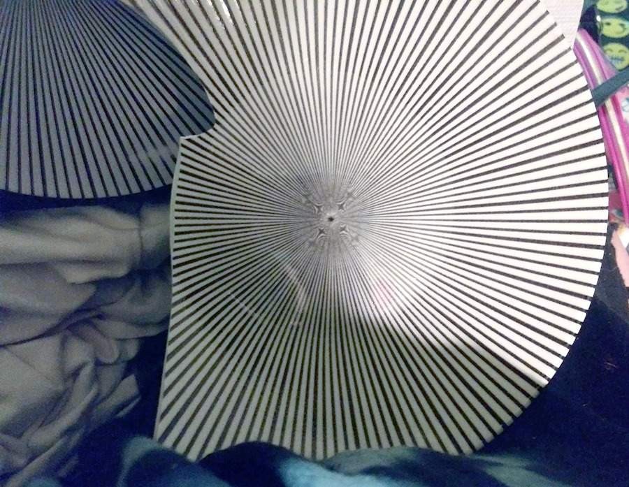 Starburst Black Dinner Plate by Thomson-1