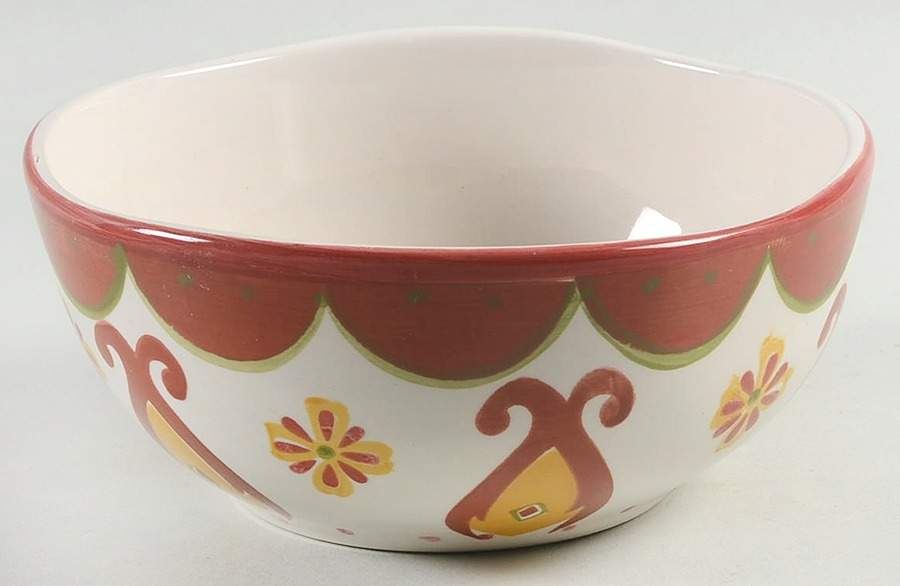 Puerto Rico Red Coupe Cereal Bowl by Tabletops Unlimited-1