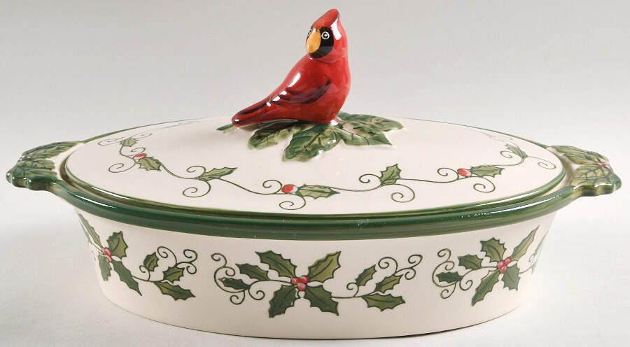 Cardinal 2 Quart Oval Covered Casserole by Temp-Tations-1