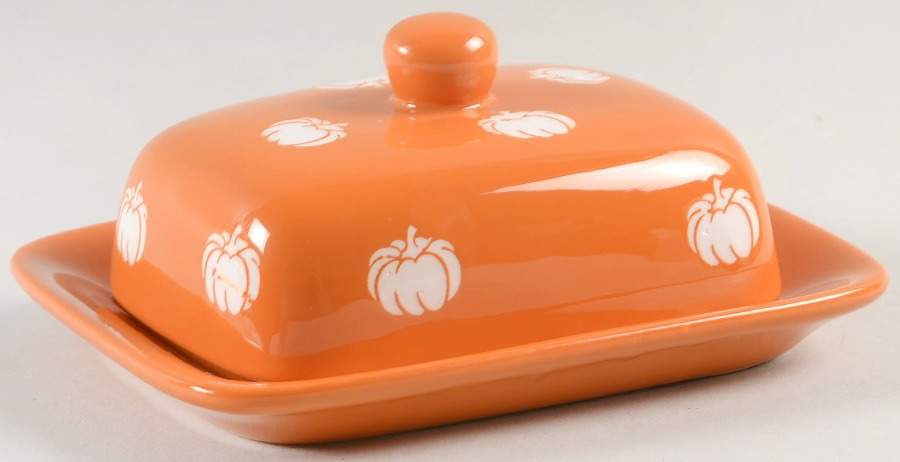 Pumpkin 1/4 Lb Covered Butter by Terramoto-1