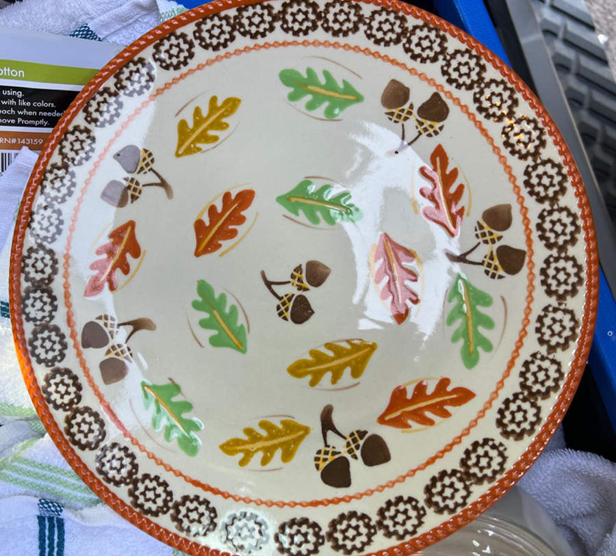 Harvest Dinner Plate by Temp-Tations-1