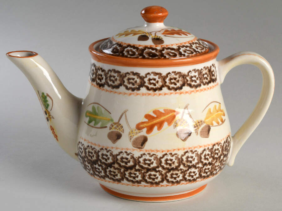 Harvest Teapot & Lid by Temp-Tations-1