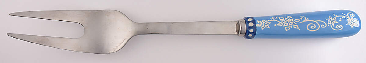 Floral Lace Winter Cold Meat Fork by Temp-Tations-1