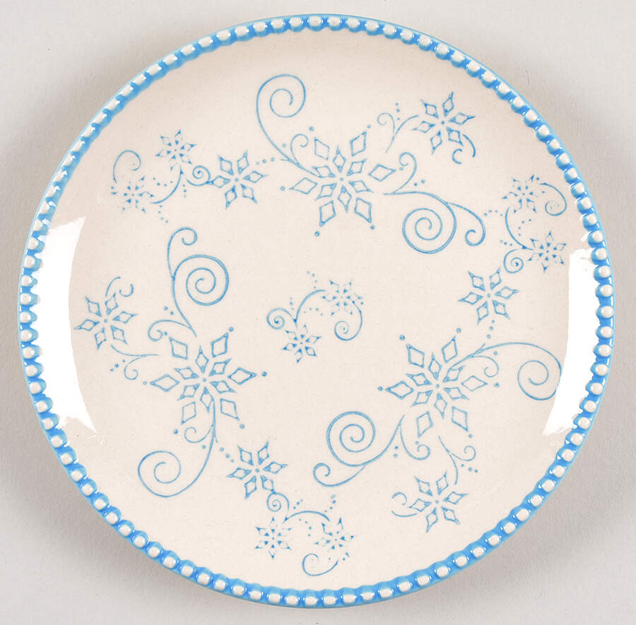 Floral Lace Winter Bread & Butter Plate by Temp-Tations-1