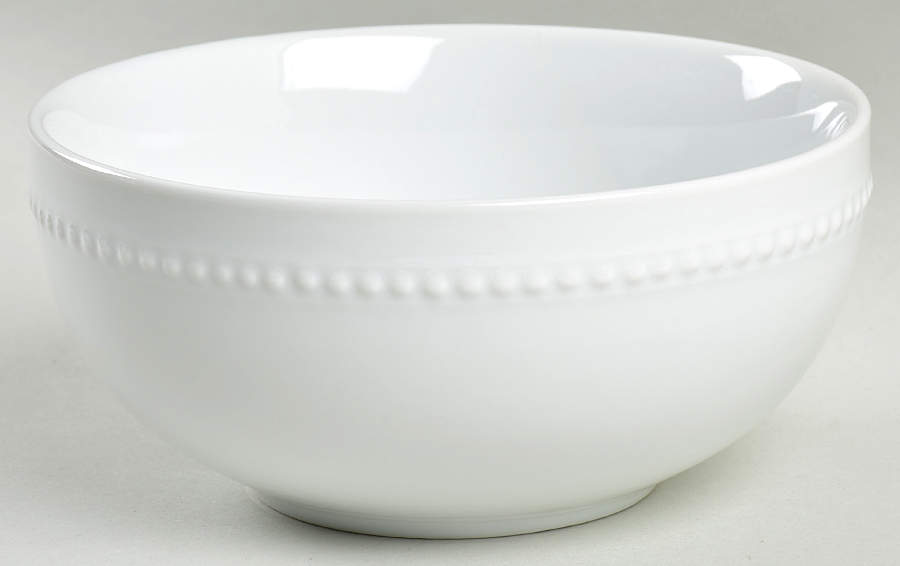 Beaded Cream Soup/Cereal Bowl by Threshold-1