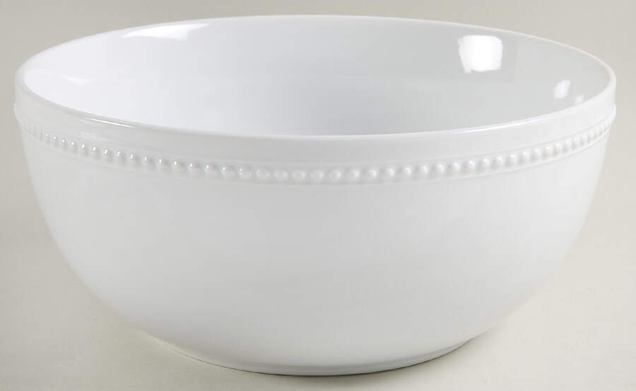 Beaded Cream 10" Round Serving Bowl by Threshold-1