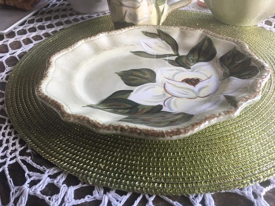 Southern Magnolia Dinner Plate by Tabletops Unlimited-1