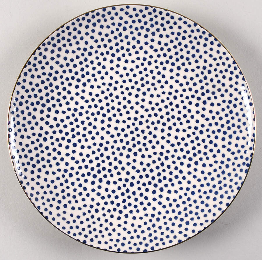 Polka Dot Salad Plate by Thyme & Table-1