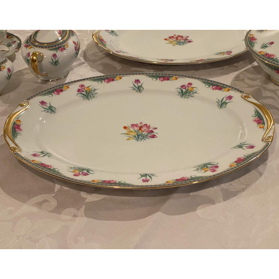 Juliet 14" Oval Serving Platter by R S Tillowitz-1