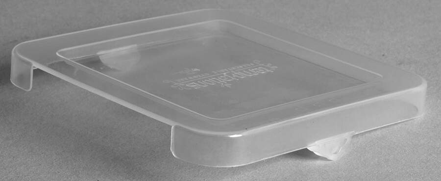 Carved Old World Blue Plastic Lid for Individual Square Baker by Temp-Tations-1