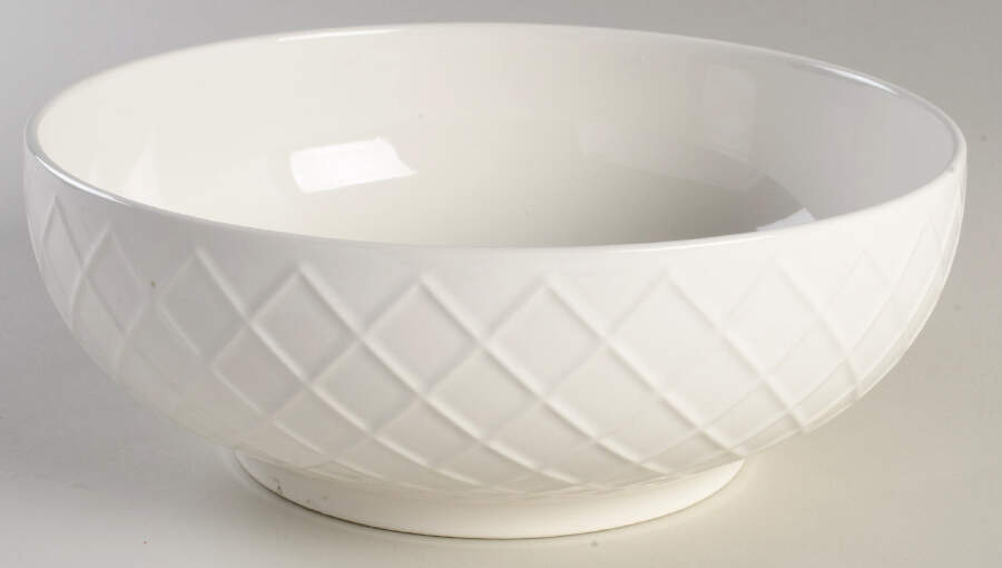 3 Piece Porcelain Bowl Set 9" Round Serving Bowl by Trudeau-1