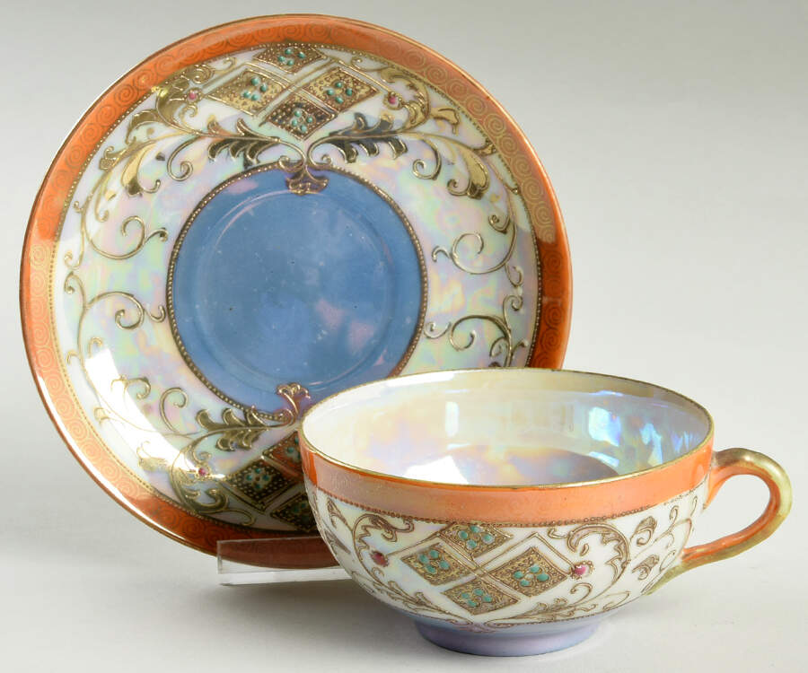 TSL34 Flat Cup & Saucer Set by Tashiro Shoten Ltd-1