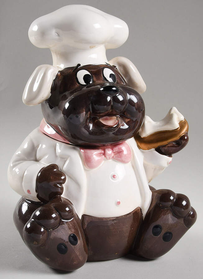 Pound Puppies Figural Cookie Jar & Lid by Tonka-1