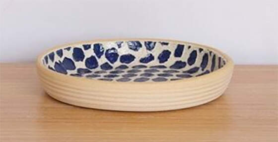 Cobalt Wine Bottle Coaster by Terrafirma-1