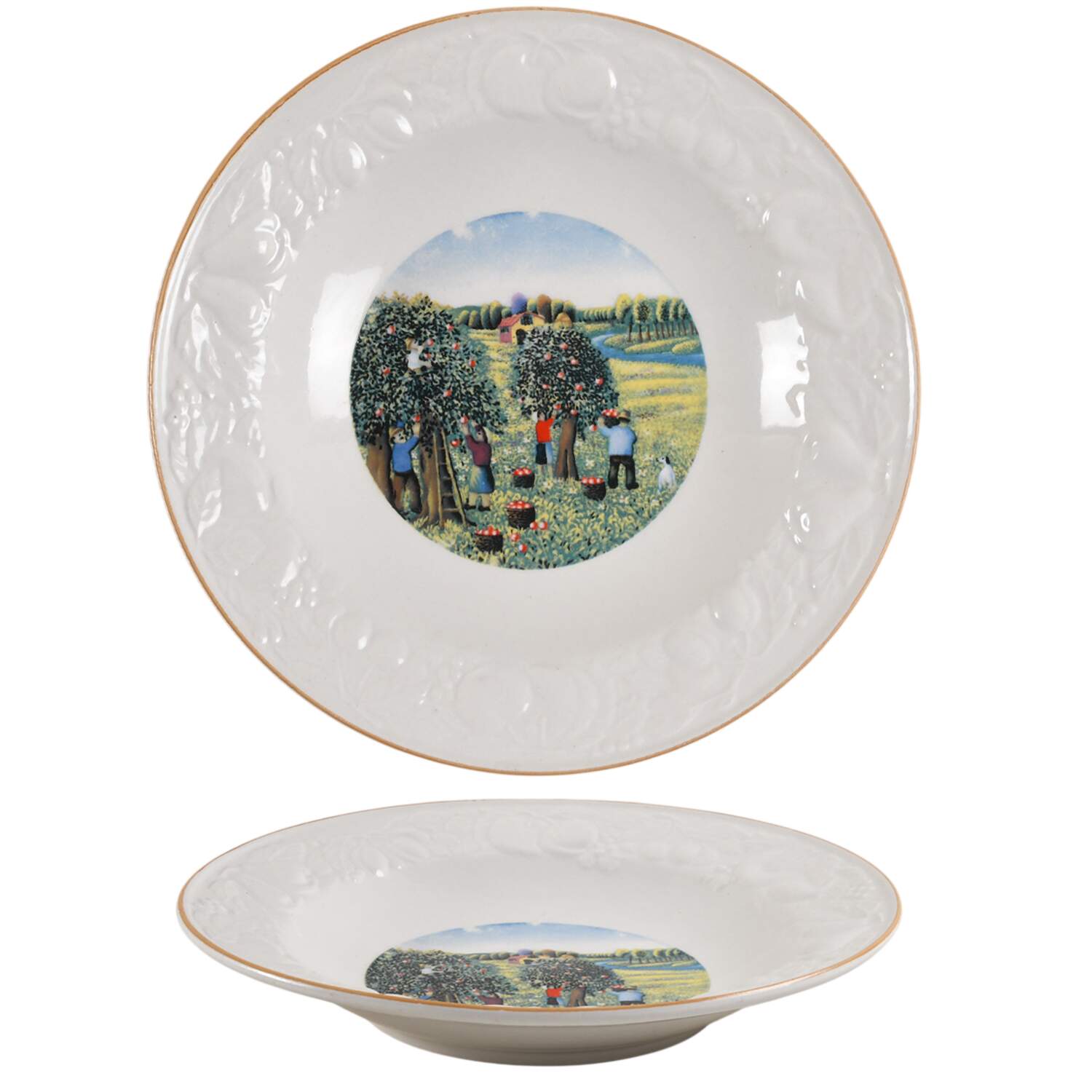 Four Seasons Large Rim Soup Bowl by Tabletops Unlimited-1