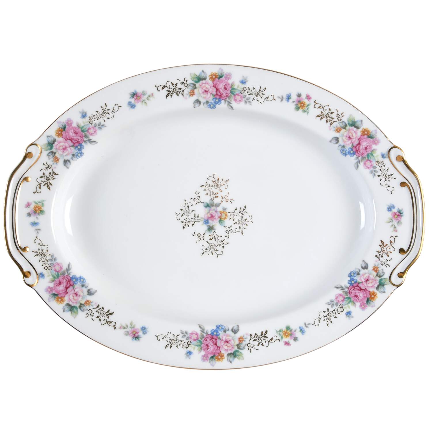 UCJ2 (JAPAN) 14" Oval Serving Platter by Union China (Japan)-1