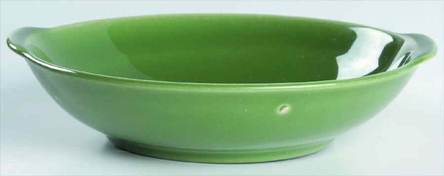 Ballerina Forest Green Lugged Soup Bowl by Universal-1