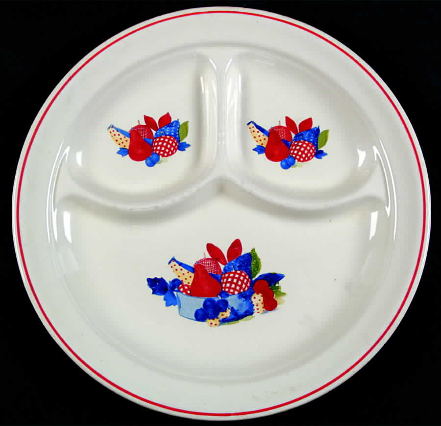 Calico Fruit Grill Plate by Universal-1
