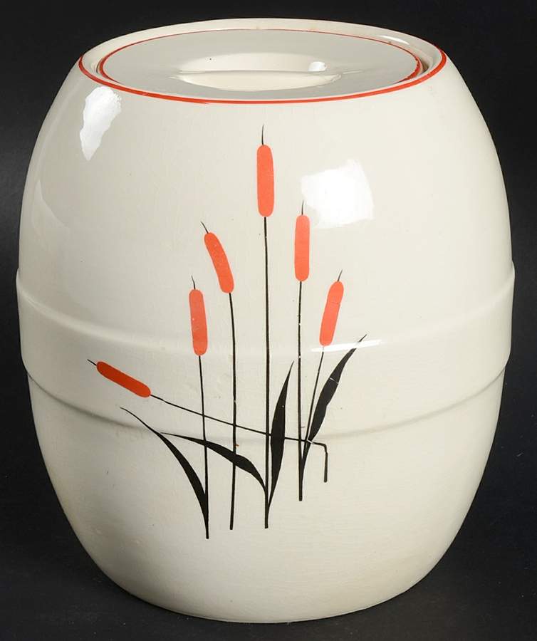 Cattail (Camwood) Cracker Jar & Lid by Universal-1