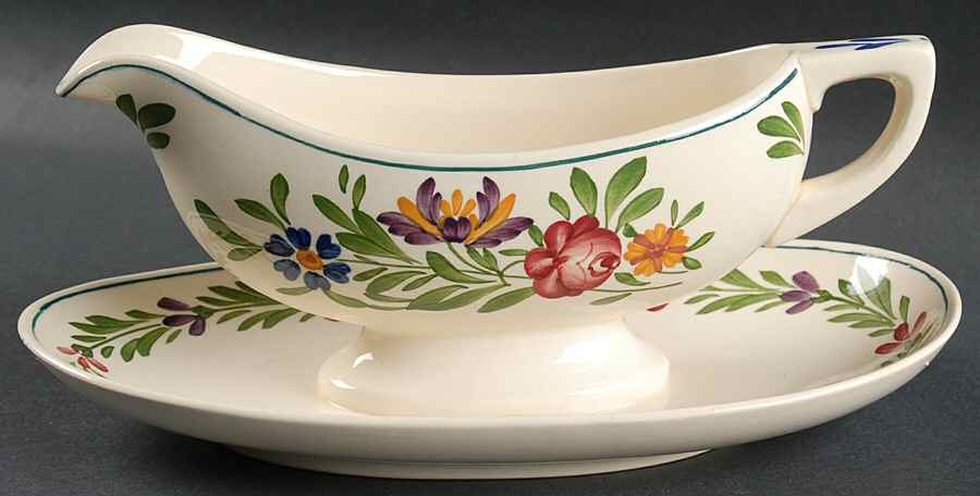 Rusticana Gravy Boat with Attached Underplate by Utzschneider-1