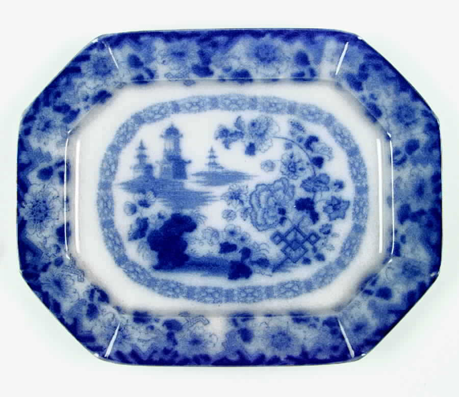 Rock 17" Oval Serving Platter by Enoch Wood & Sons-1