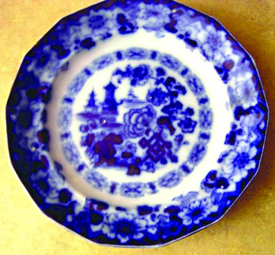 Rock Dinner Plate by Enoch Wood & Sons-1