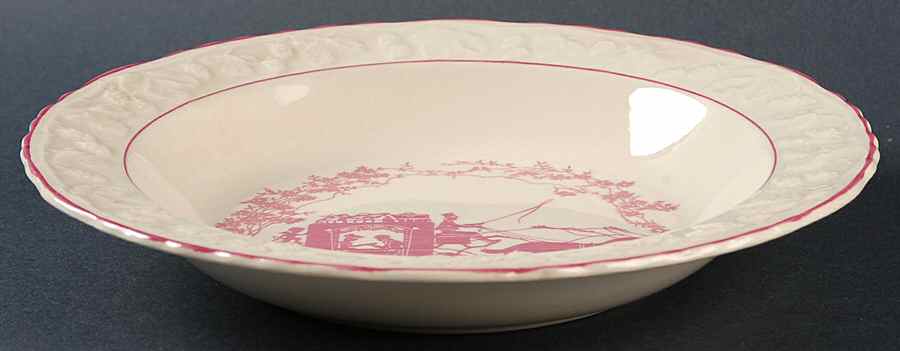 English Brambleberry Rim Soup Bowl by Ostrow-1