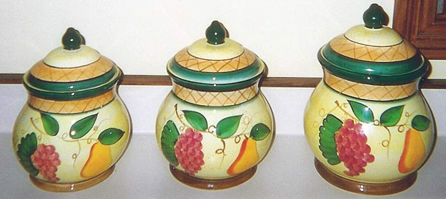 Tuscany Dawn Large Canister & Lid by CBK Ltd-1