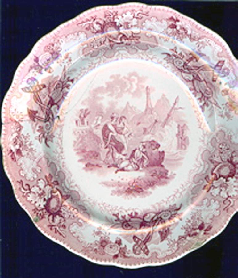Sea, The Dinner Plate by Adams China-1