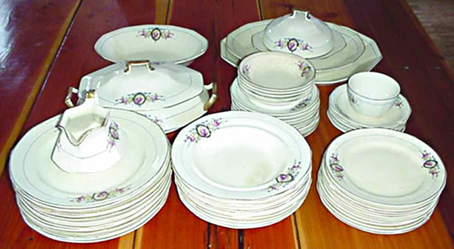 2264 1-2 Dinner Plate by FC Co - French China-1