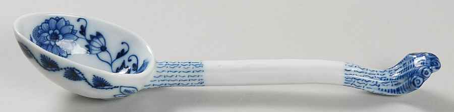 Blue Onion Solid Piece Sauce Ladle by Unknown Manufacturer-1