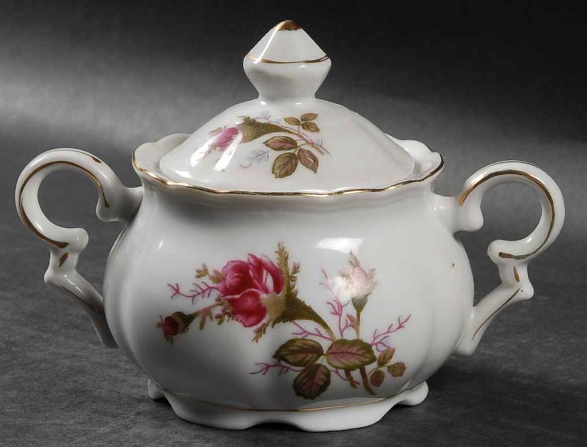 12-105V Sugar Bowl & Lid by Unknown Manufacturer-1