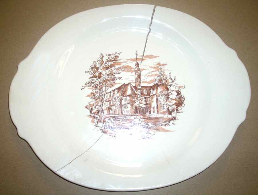 Virginia Rust 14" Oval Serving Platter by Limoges-American-1
