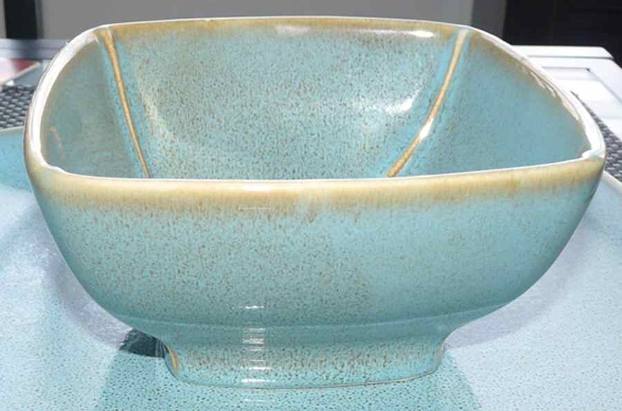 Corso Blue Square Soup/Cereal Bowl by The Cellar (China)-1