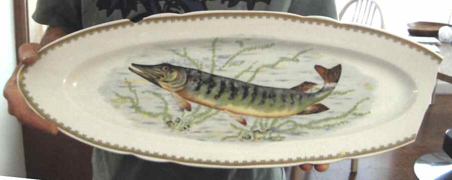 ULE1 24" Fish Platter by Couleuvre Limoges-1