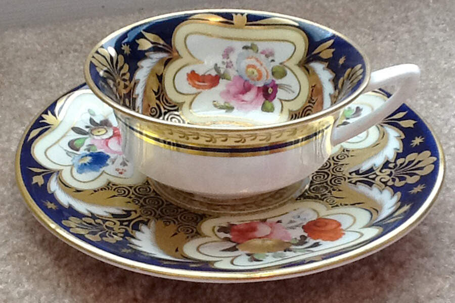 3859 Footed Demitasse Cup & Saucer Set by H & R Daniel-1