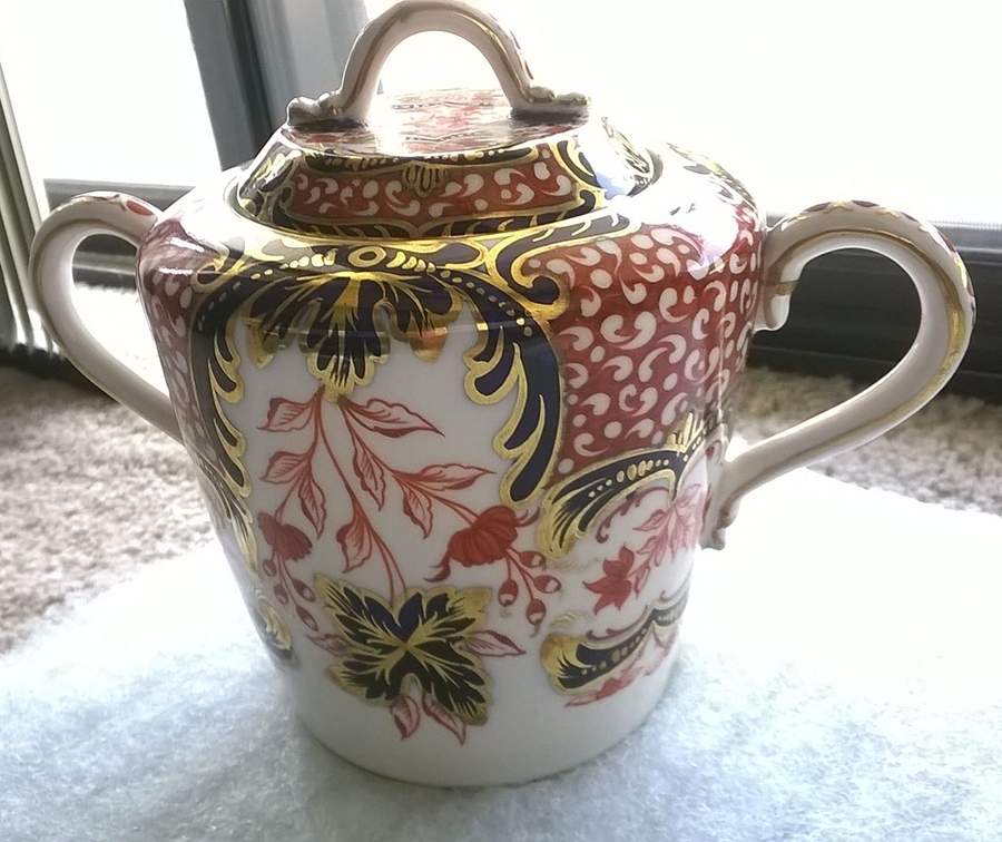 8783 Sugar Bowl & Lid by TA & S Green-1