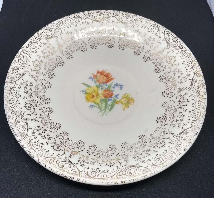 Gladstone Saucer by United China Co-1