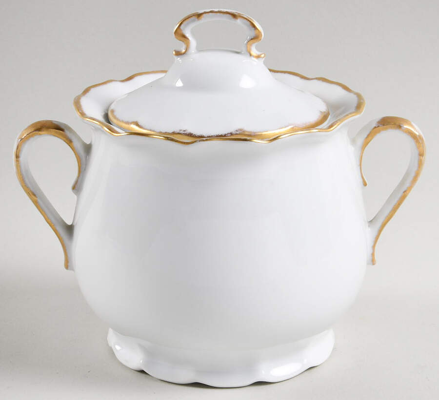 VTO29 Oversize Sugar Bowl & Lid by Victoria (Austria)-1