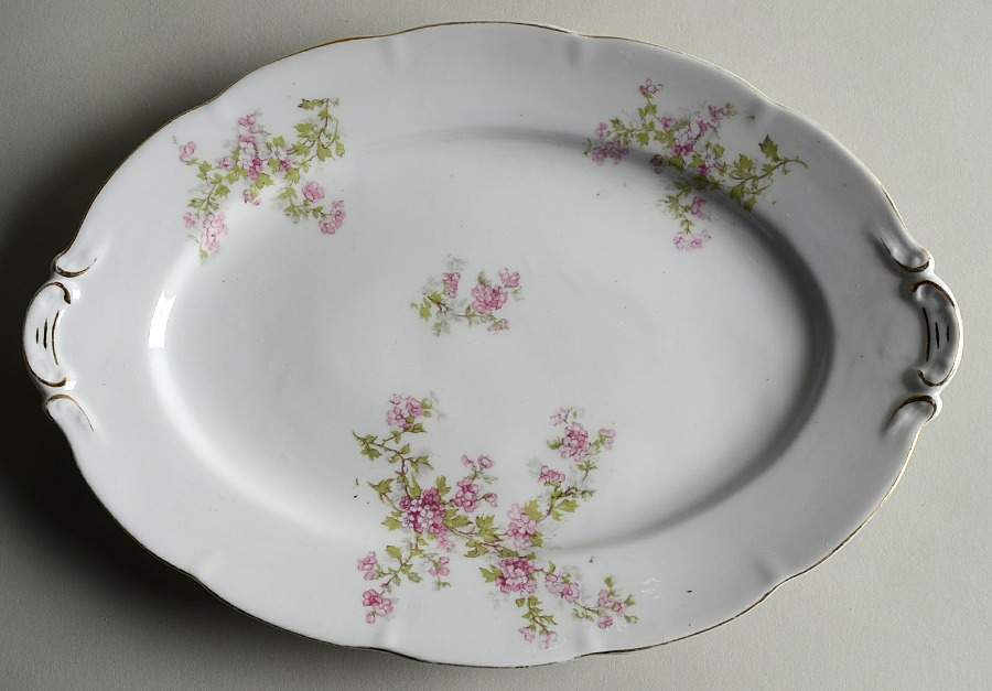 VTO4 12" Oval Serving Platter by Victoria (Austria)-1