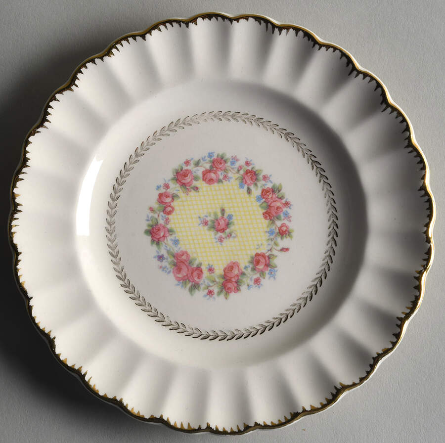 Bridal Wreath Bread & Butter Plate by Vanity Fair-1