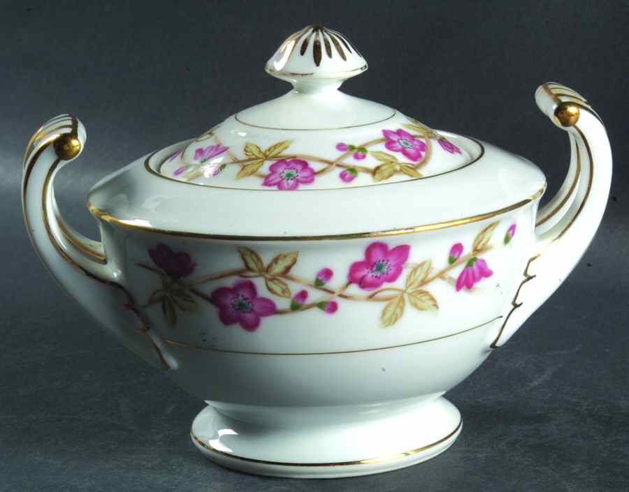 Briar Rose Sugar Bowl & Lid by Valmont-1