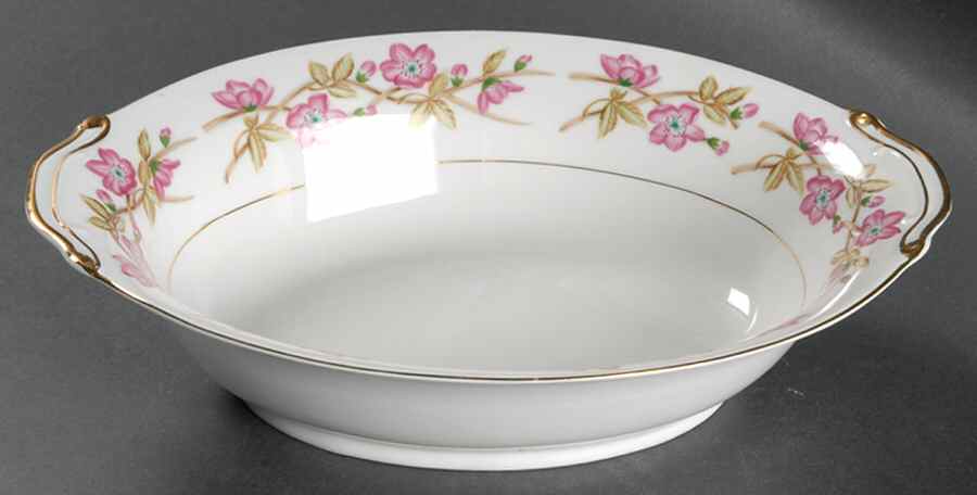 Briar Rose 10" Oval Vegetable Bowl by Valmont-1